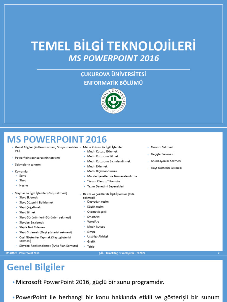 Ms Office Powerpoint 2016 | PDF