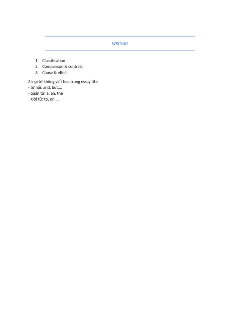 Writing | PDF