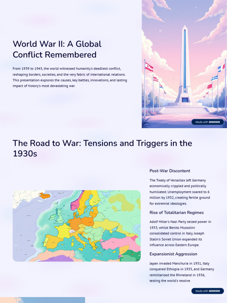 World War II A Global Conflict Remembered | PDF | World War II ...