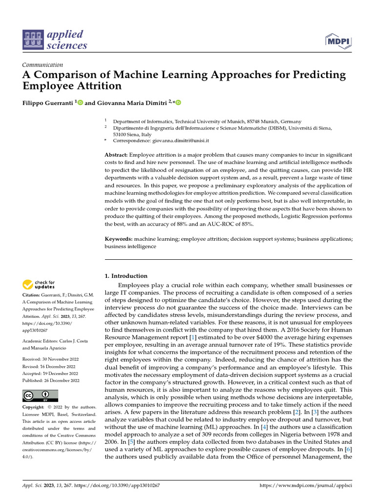 applsci-13-00267 | PDF | Machine Learning | Accuracy And Precision