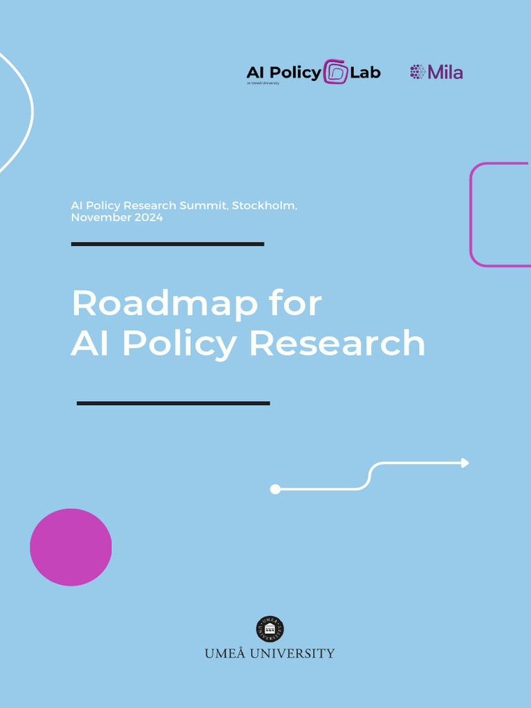 Roadmap For AI Policy Research | PDF | Governance | Artificial Intelligence