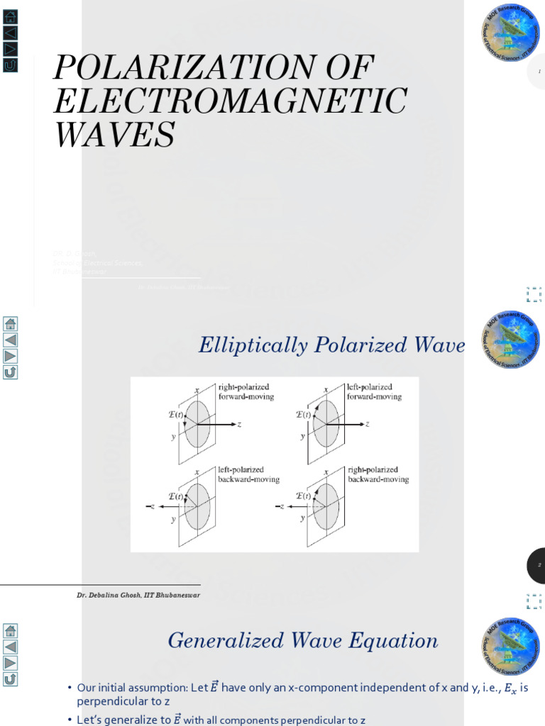11 - EM Waves (Part 3) | PDF | Polarization (Waves) | Optics