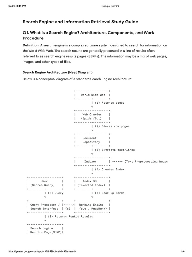 Information Retrieval Notes | PDF