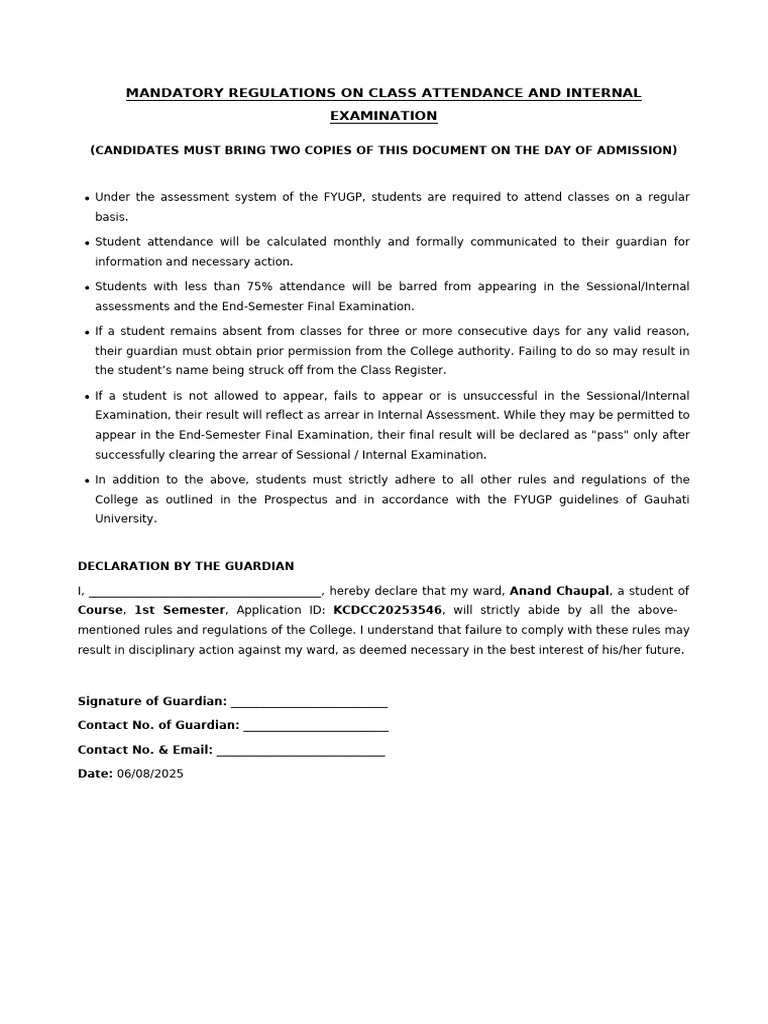 Declaration Form | PDF