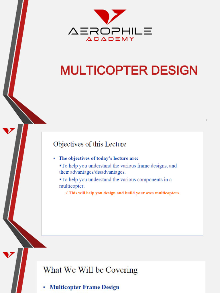 Multicopter Design | PDF