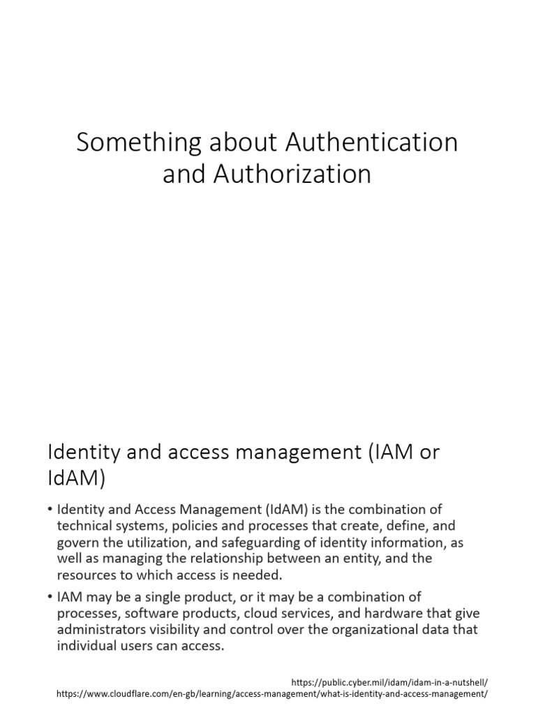 Something About Authn-Authz | PDF | Authentication | Password