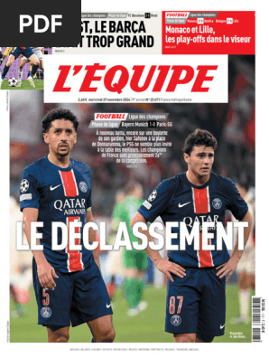 L'EQUIPE-19 JANVIER 2022-RUGBY:UNE liste pour l'Histoire/Foot:STEPHAN