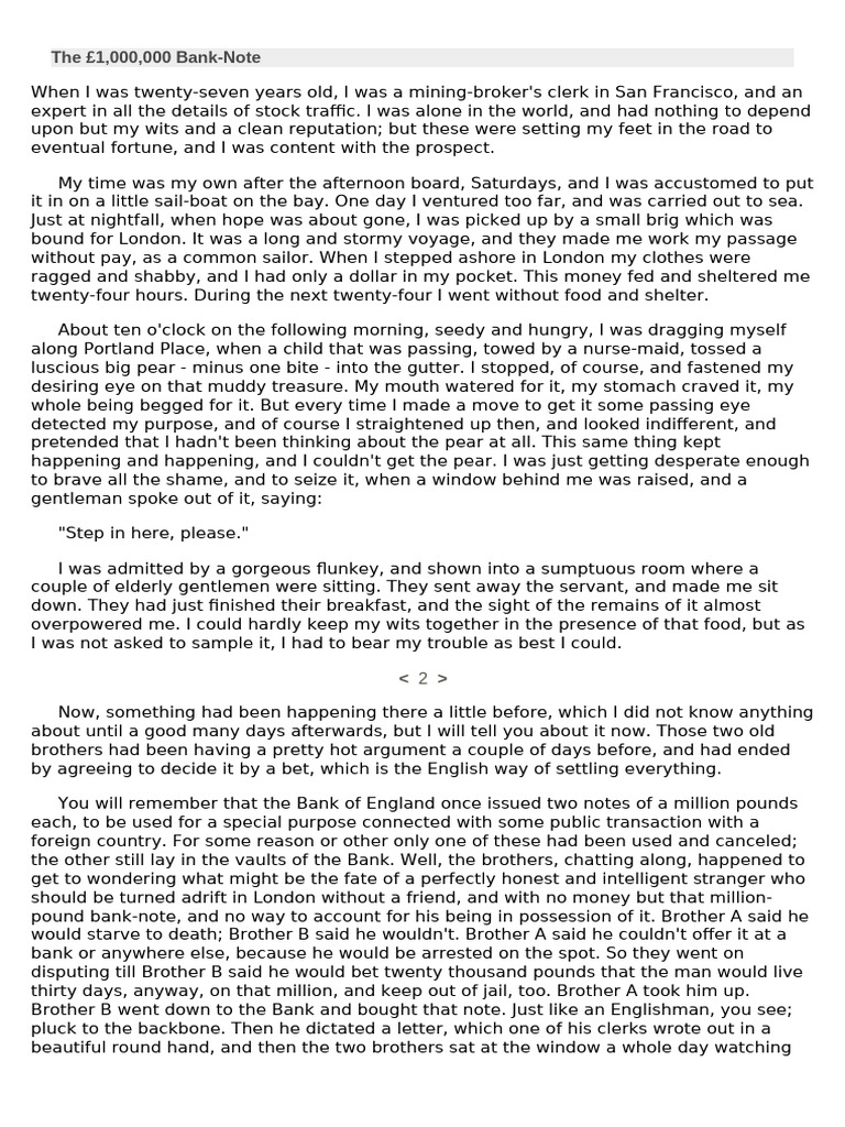 The Note | PDF