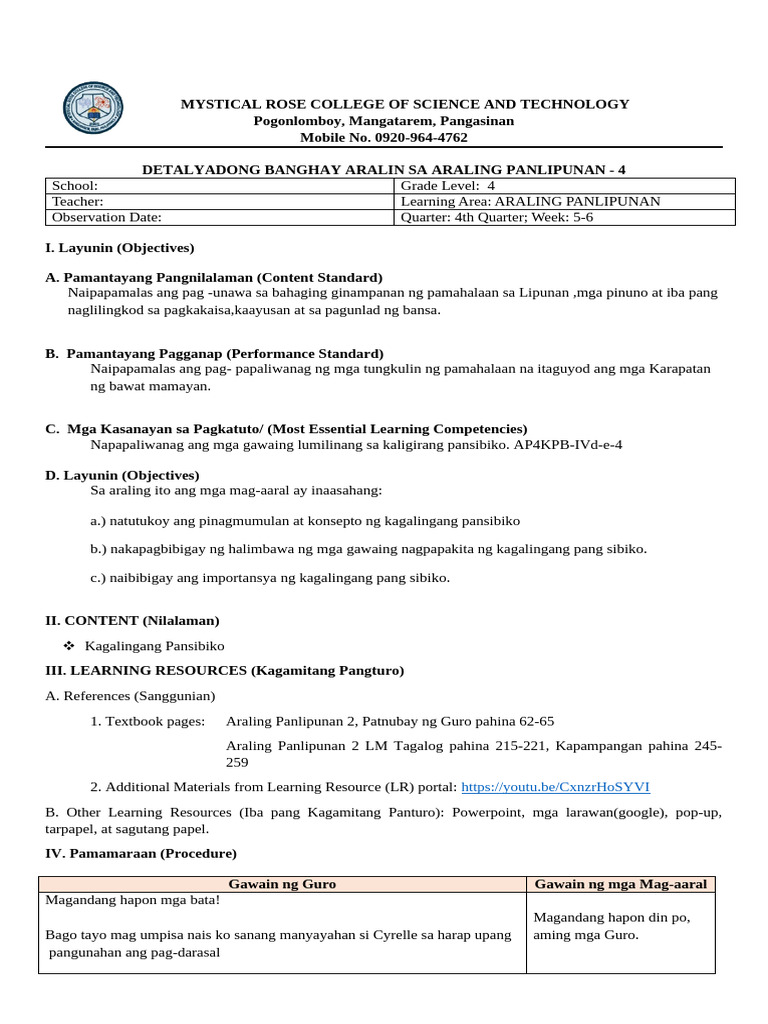 Lesson Plan Revised | PDF