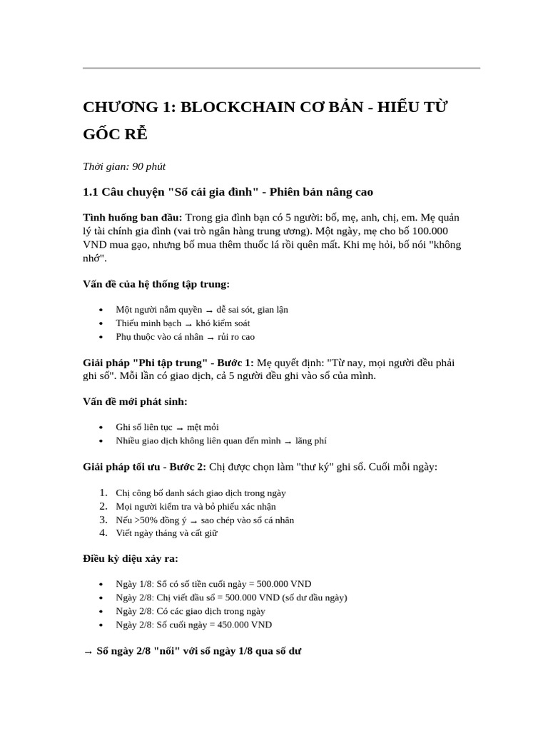 Ngày 3 - KHÓA HỌC BLOCKCHAIN | PDF