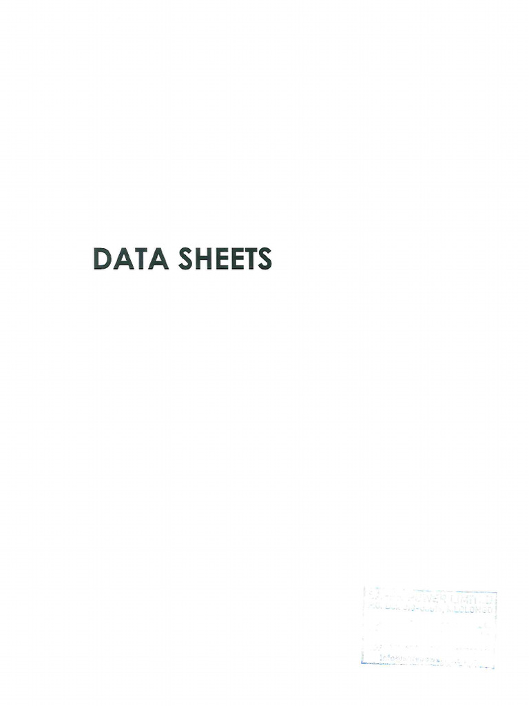 DATASHET | PDF