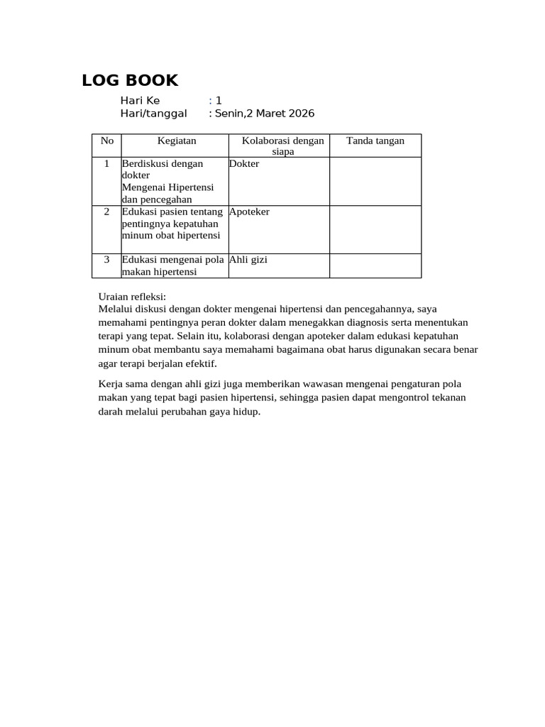 Log Book Ipe | PDF