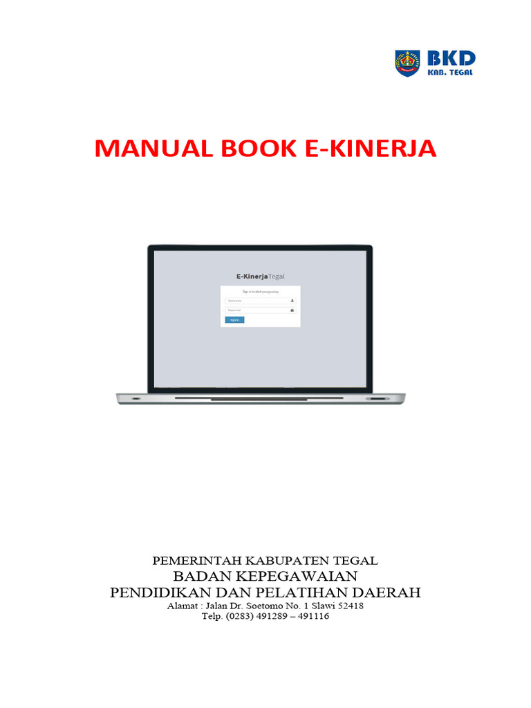 Manual Book E-Kinerja Oke | PDF