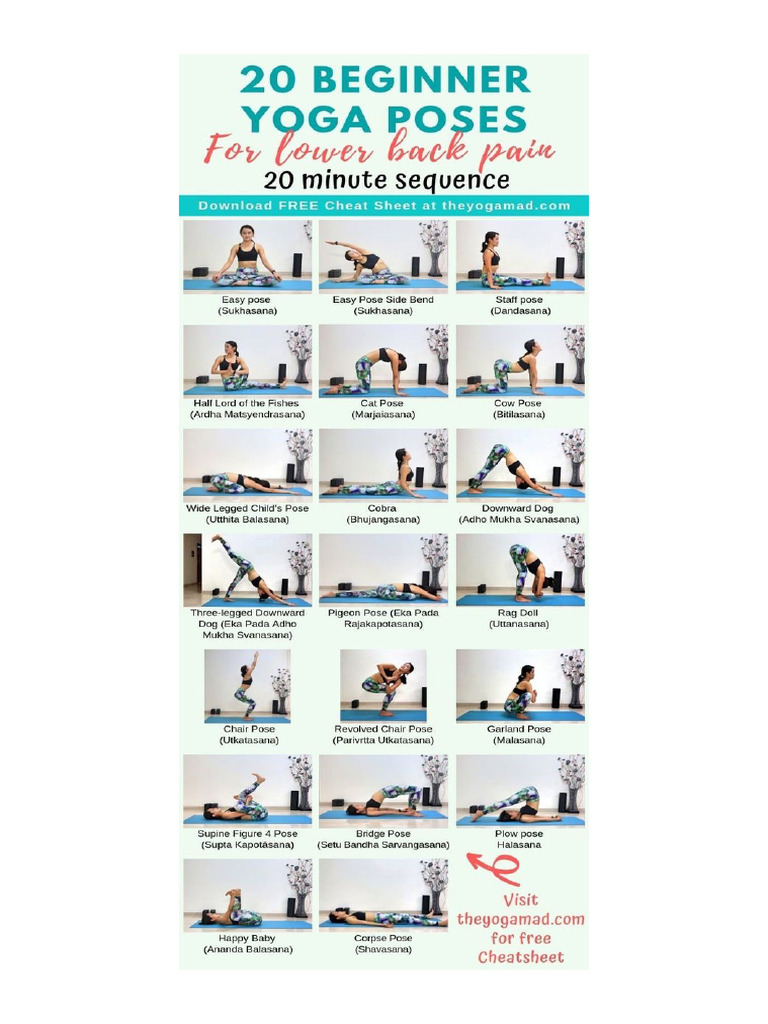 20 Minutes - Yoga Lower Back Pain | PDF
