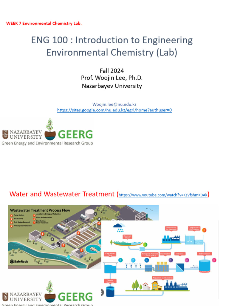 Environmental Chemistry Lab | PDF