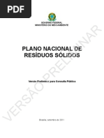 Plano Nacional de Resíduos Sólidos