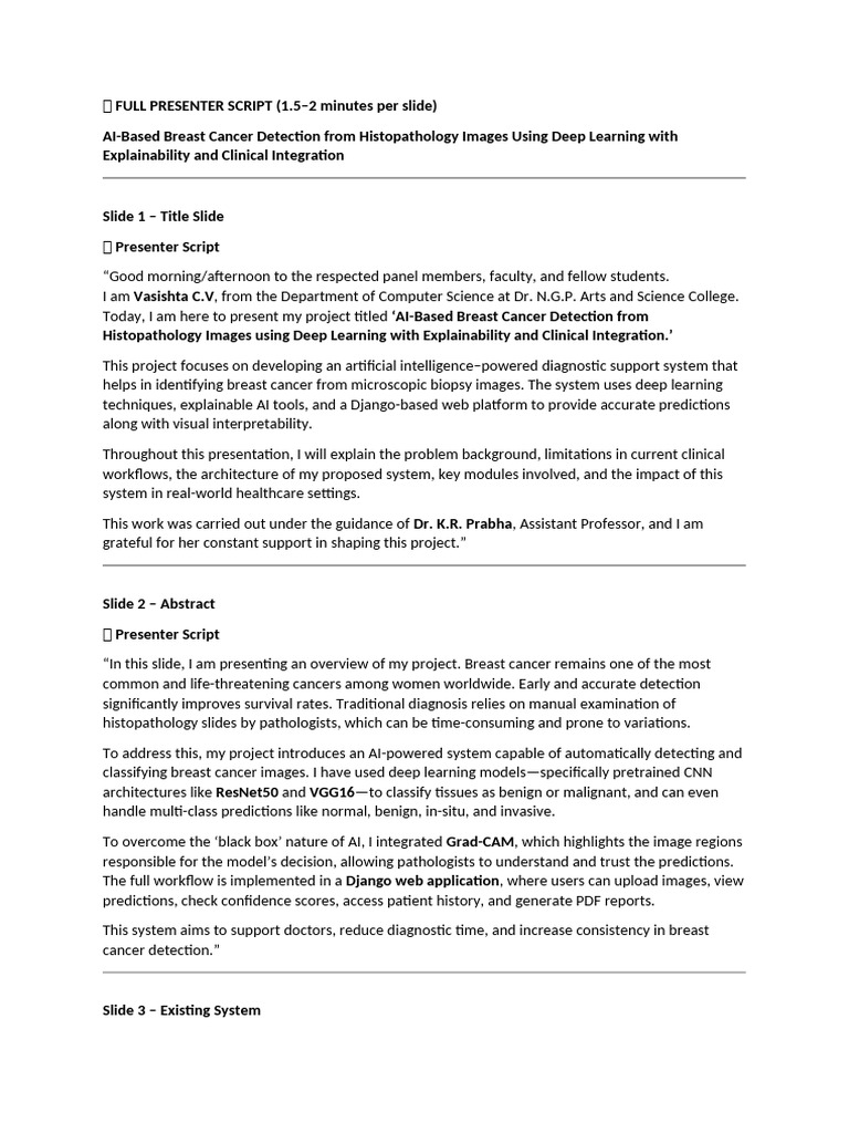 ? Full Presenter Script | PDF | Artificial Intelligence | Intelligence ...