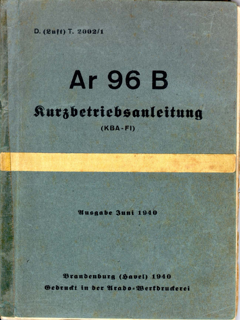 Arado 96 B | PDF