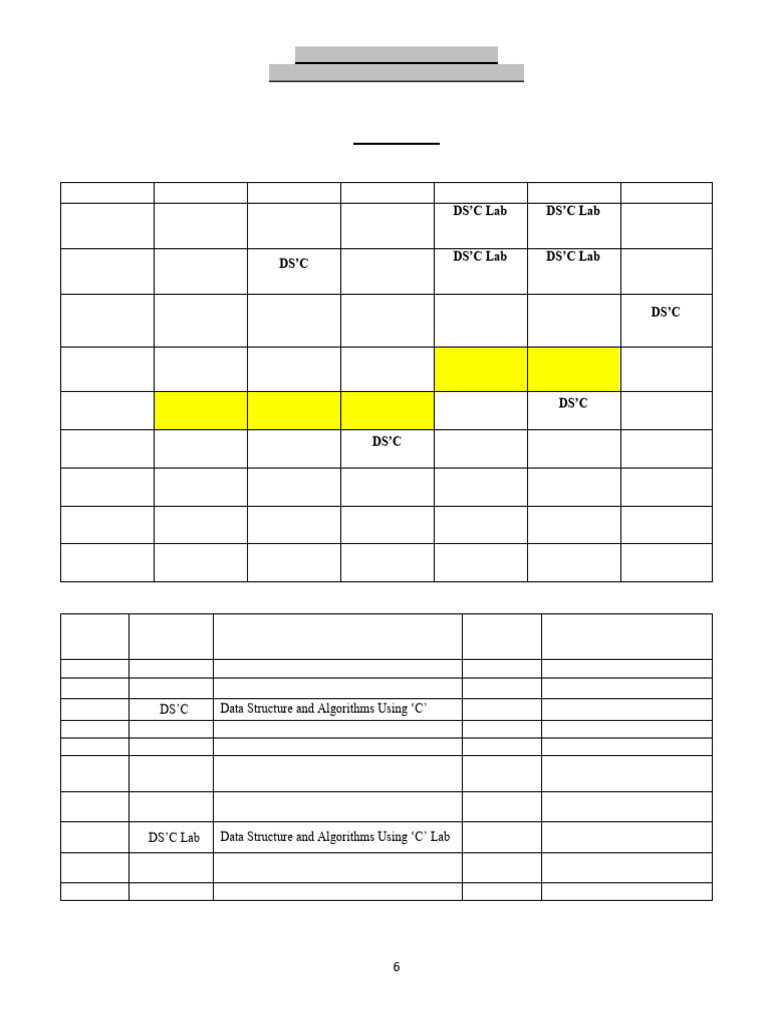 BCAIIm2 TimeTable | PDF | Information Technology | Information Retrieval