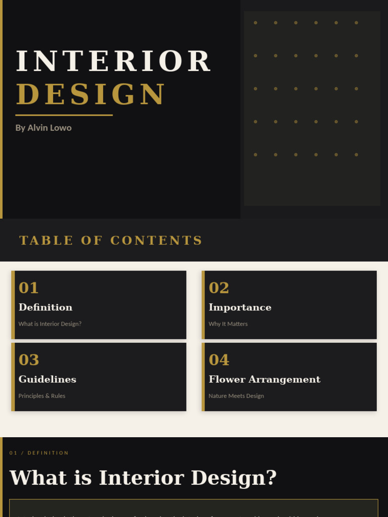 Interior Design Presentation2 | PDF | Interior Design | Lighting