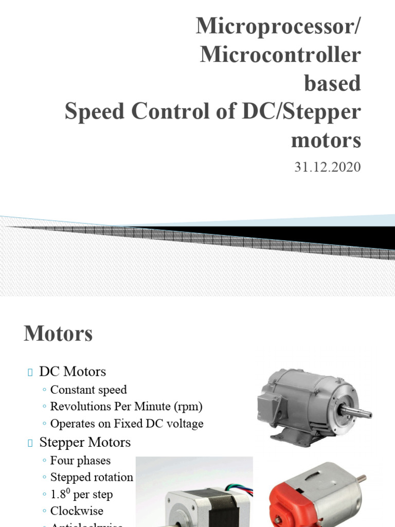 Speed Control of DC Stepper Motors | PDF