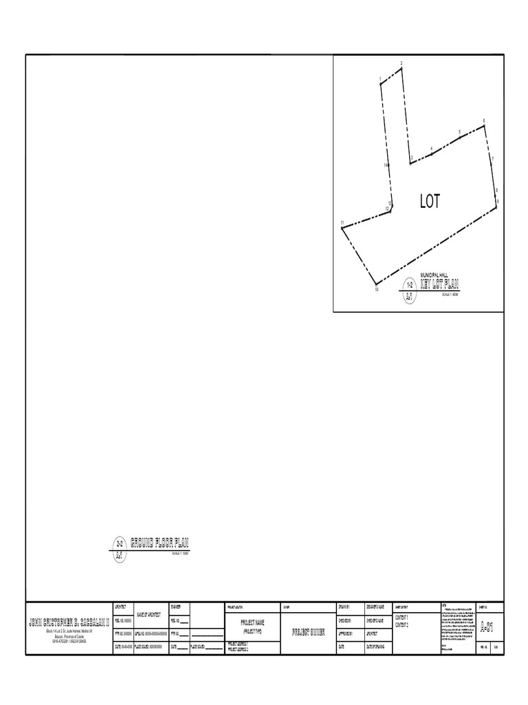 Floor Plan With Key Lot Plan | PDF