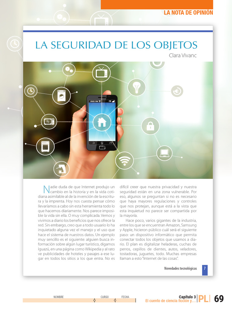 La Nota de Opinión | PDF | Internet de las Cosas | Internet