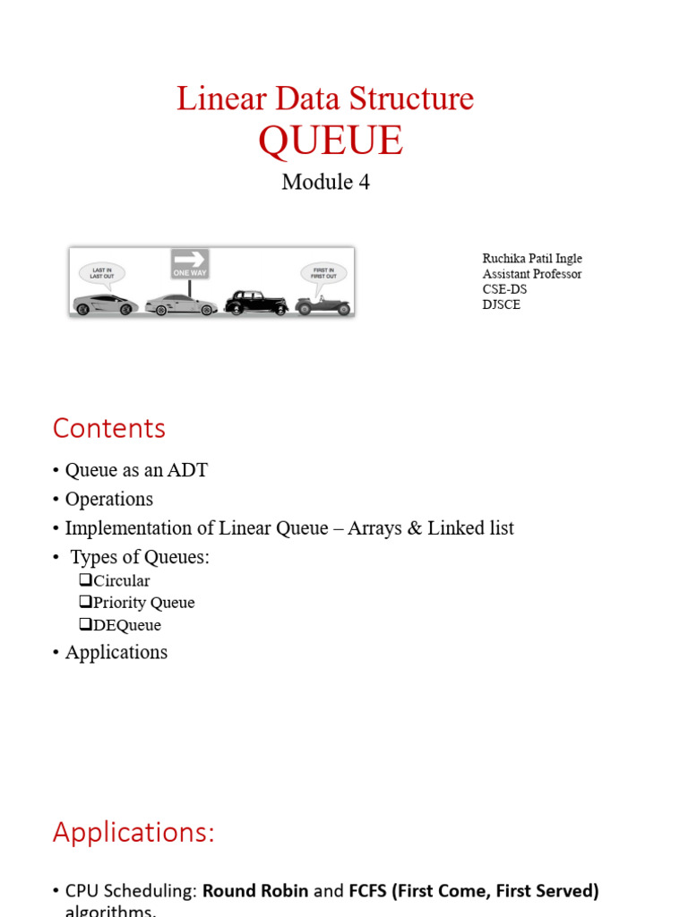 4 Queues | PDF | Queue (Abstract Data Type) | Computer Programming