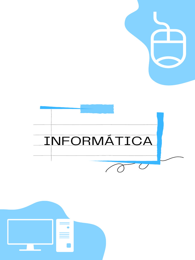 Capa de Caderno Informática | PDF