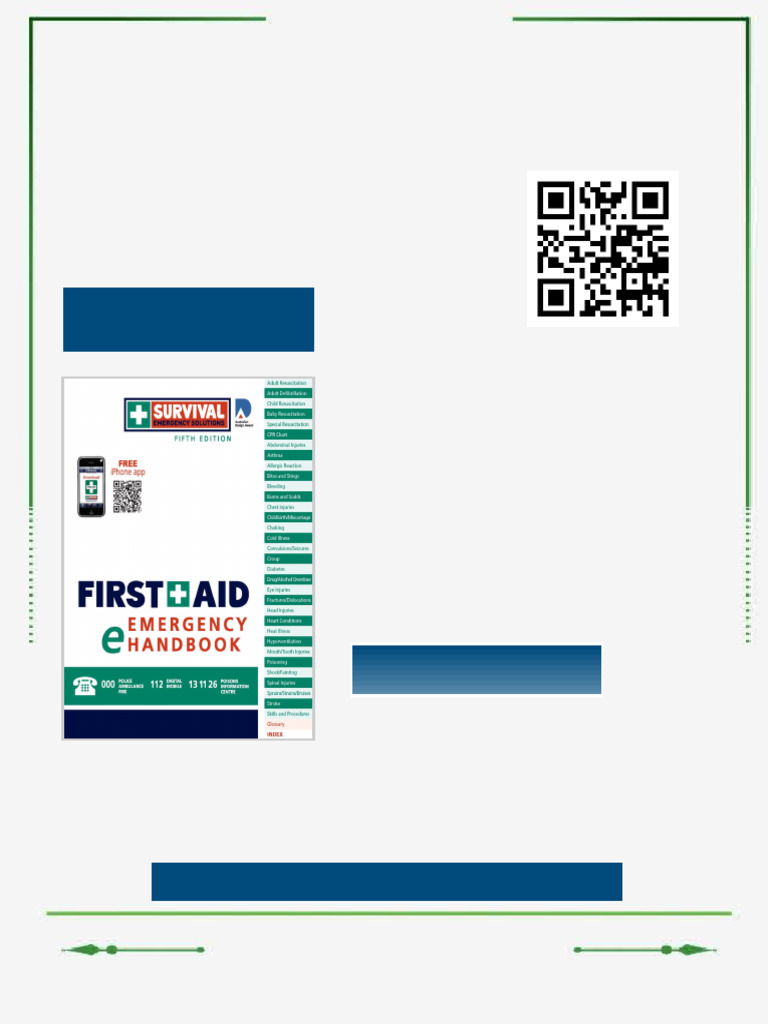 First Aid Emergency Handbook Survival Emergency Solutions Ella Tyler ...