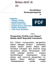 Politik Bebas Aktif Di Indonesia - PKN