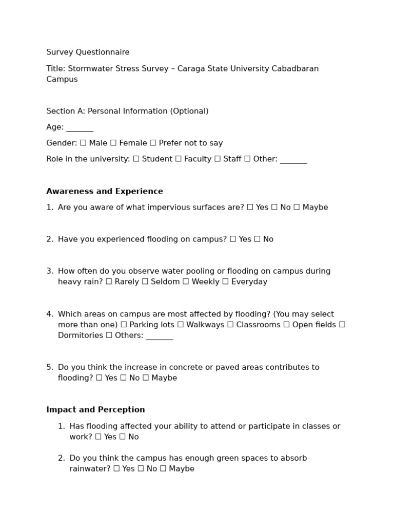 Es Questionnaire | PDF