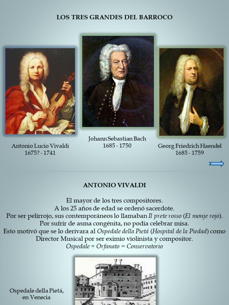 Los Tres Grandes Del Barroco | PDF | Johann Sebastian Bach | George ...