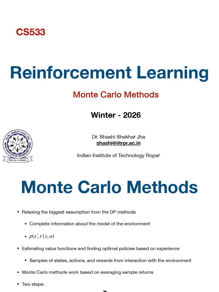 Module 3 Monte Carlo | PDF | Monte Carlo Method | Mathematics