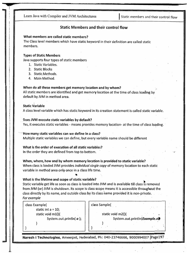 Static and This | PDF