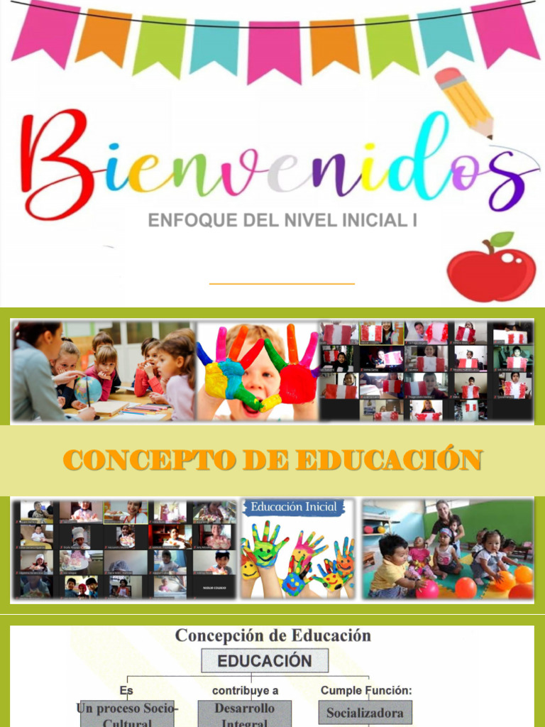 Enfoque Del Nivel Inicial I | PDF | Educación de la primera infancia ...
