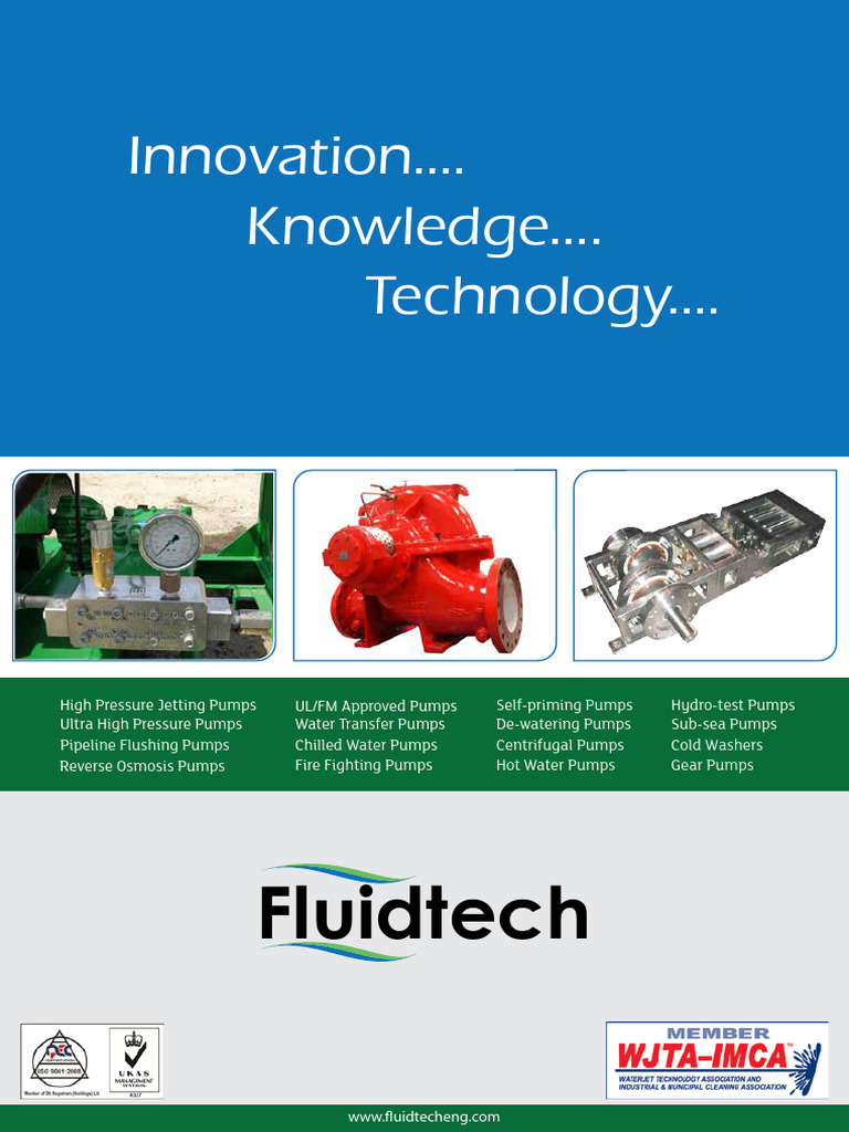 Company Profile - Fluidtech Engineering LLC | PDF | Pump | Diesel Engine
