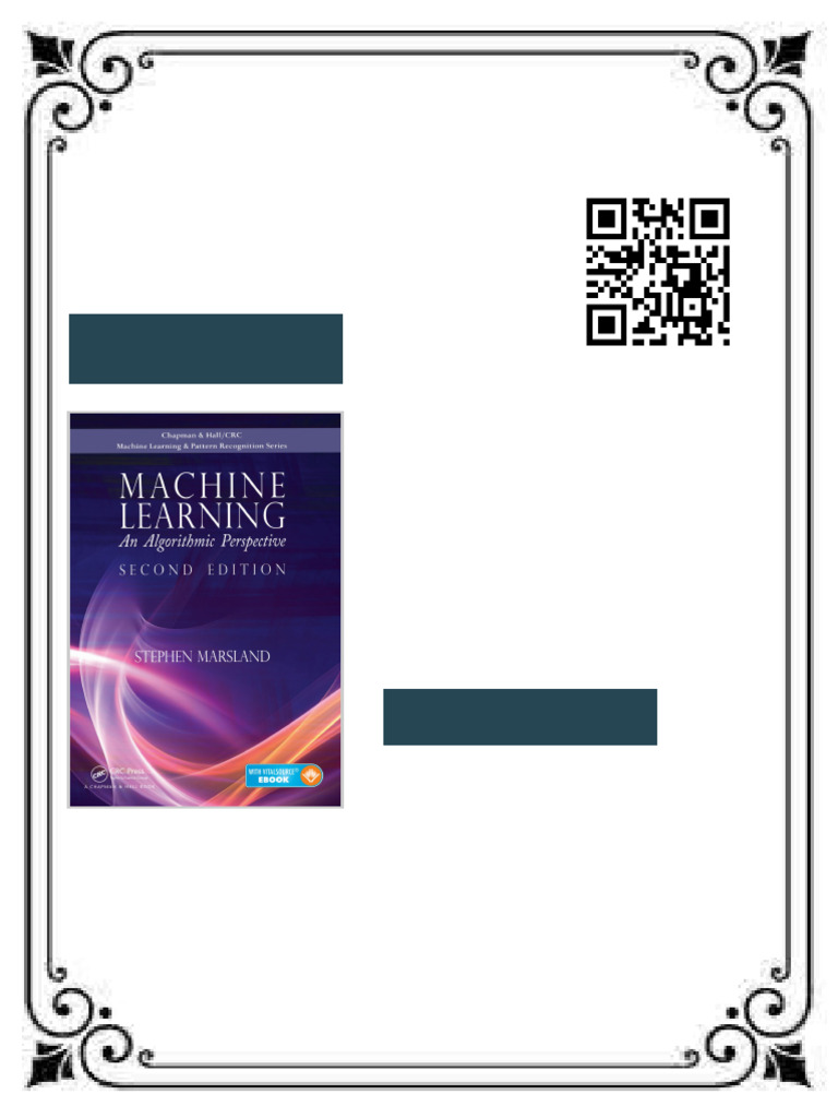 Machine Learning An Algorithmic Perspective Second Edition Stephen Marsland Ebook Testbank ...