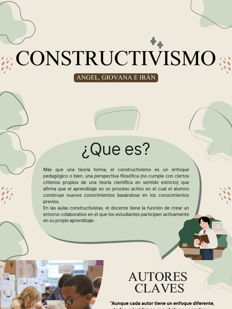 Constructivismo | PDF | Constructivismo (filosofía de la educación ...