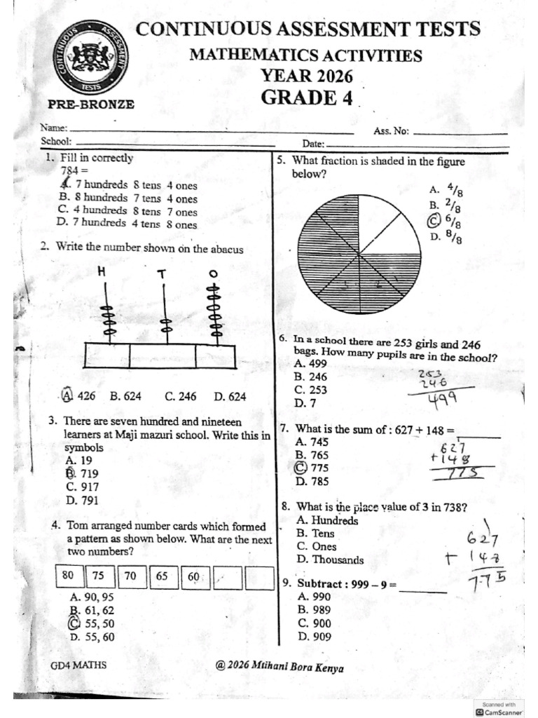 Grade4 Maths | PDF
