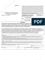 WI Dept of Health Services Request For Proposals, Revenue Maximization, May 2012