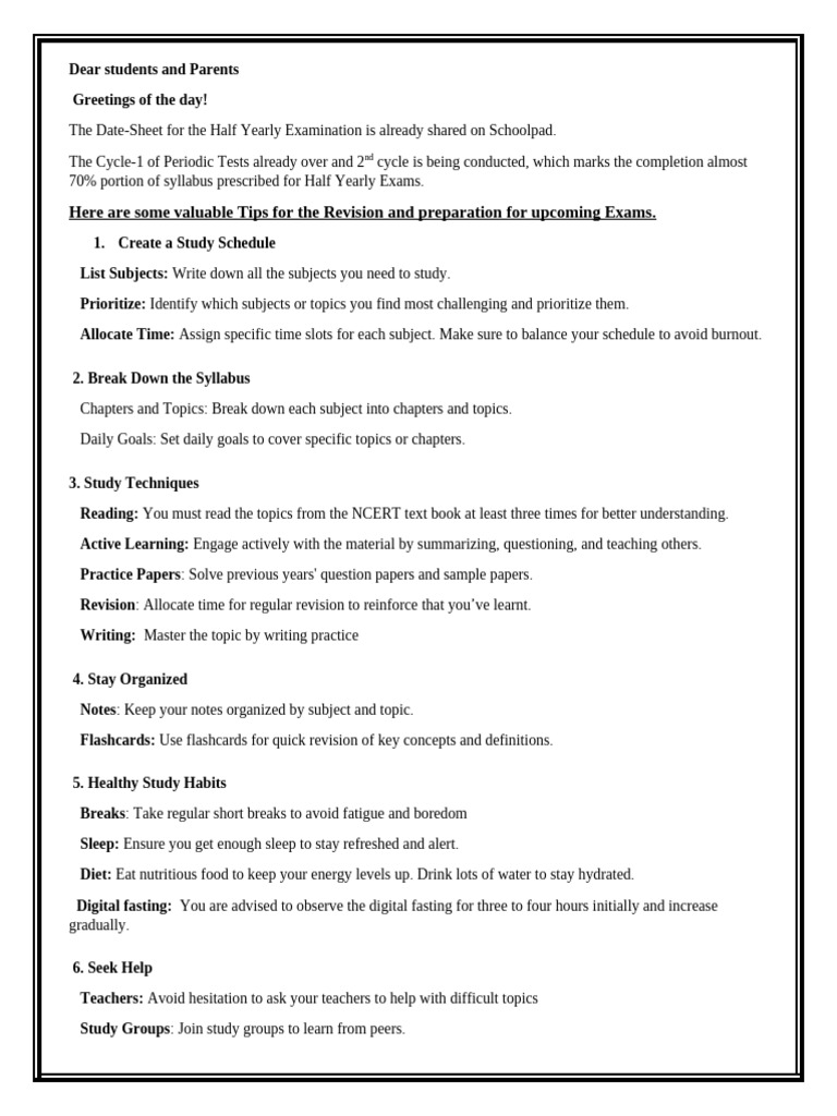 Plan For Study | PDF