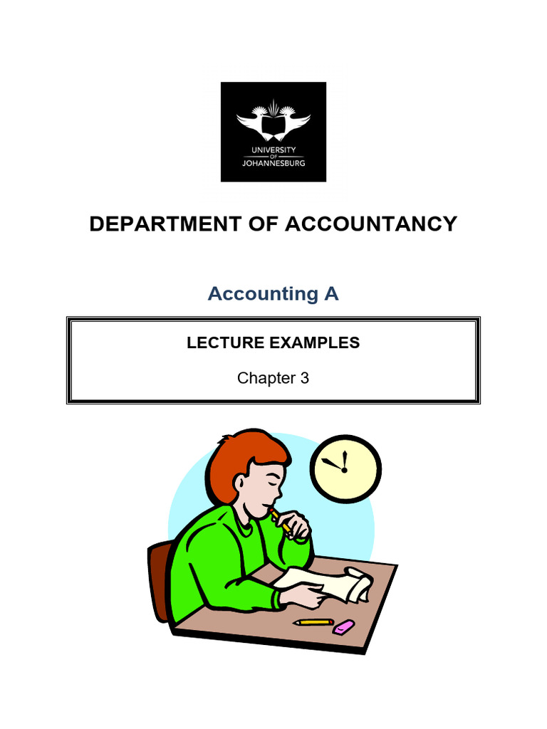 Acc A Chapter 3 Lecture Examples | PDF