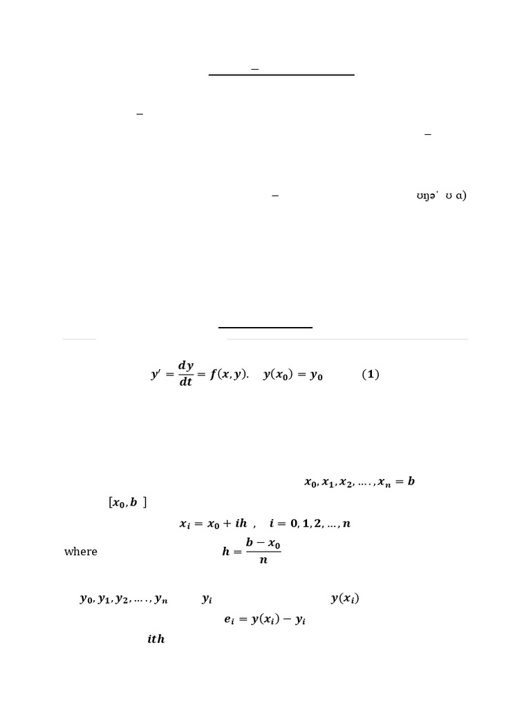 Runge Kutta Method | PDF | Equations | Calculus
