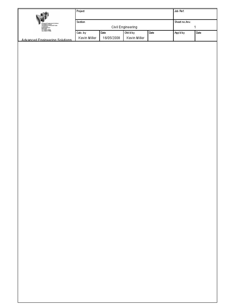 Civil Engineering Project Overview | PDF | Computers | Technology ...