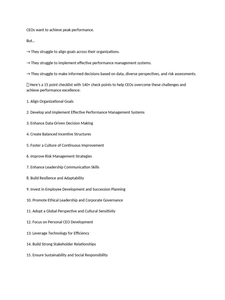 CEO | PDF