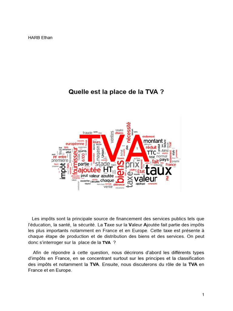 Les Différents Types D'impôts en France | PDF | Impôts | Taxe sur la ...