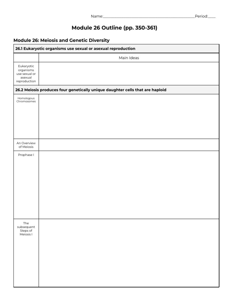 Module 26 Outline | PDF