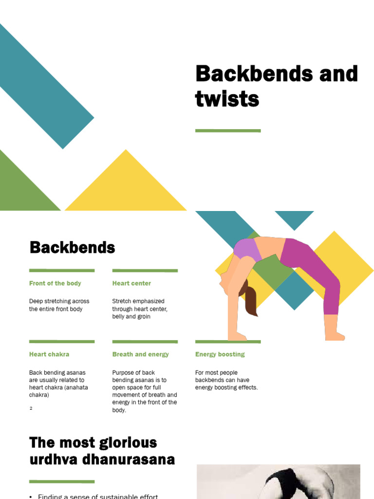 Backbends and Twists | PDF | Asana | Anatomical Terms Of Motion
