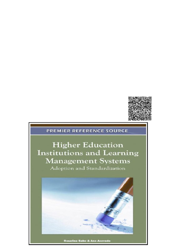 Higher Education Institutions and Learning Management Systems Adoption ...